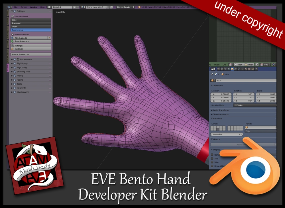 developer-KIT-EVE-hand
